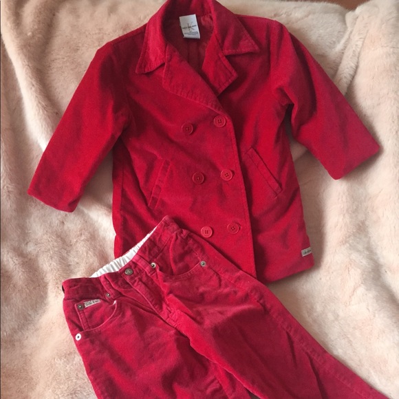 Calvin Klein Other - Calvin Klein | Red 2-piece outfit